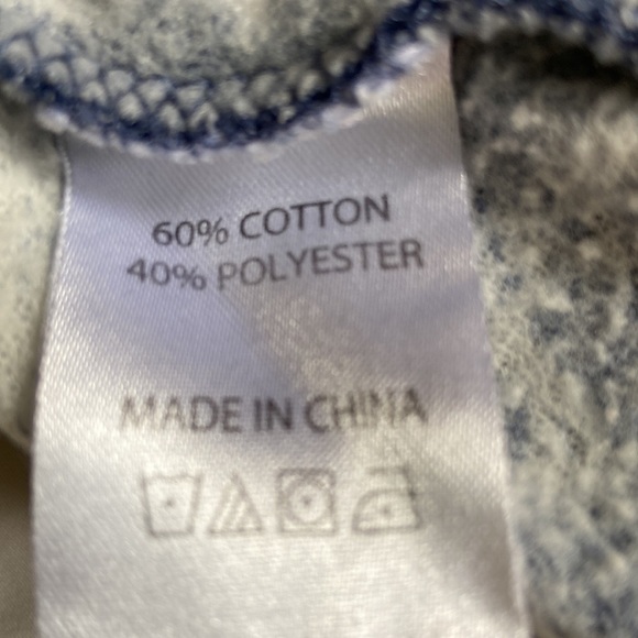 𝅺chicka-d U of I Distressed Sweat Pants Blue Sz M - Picture 8 of 11